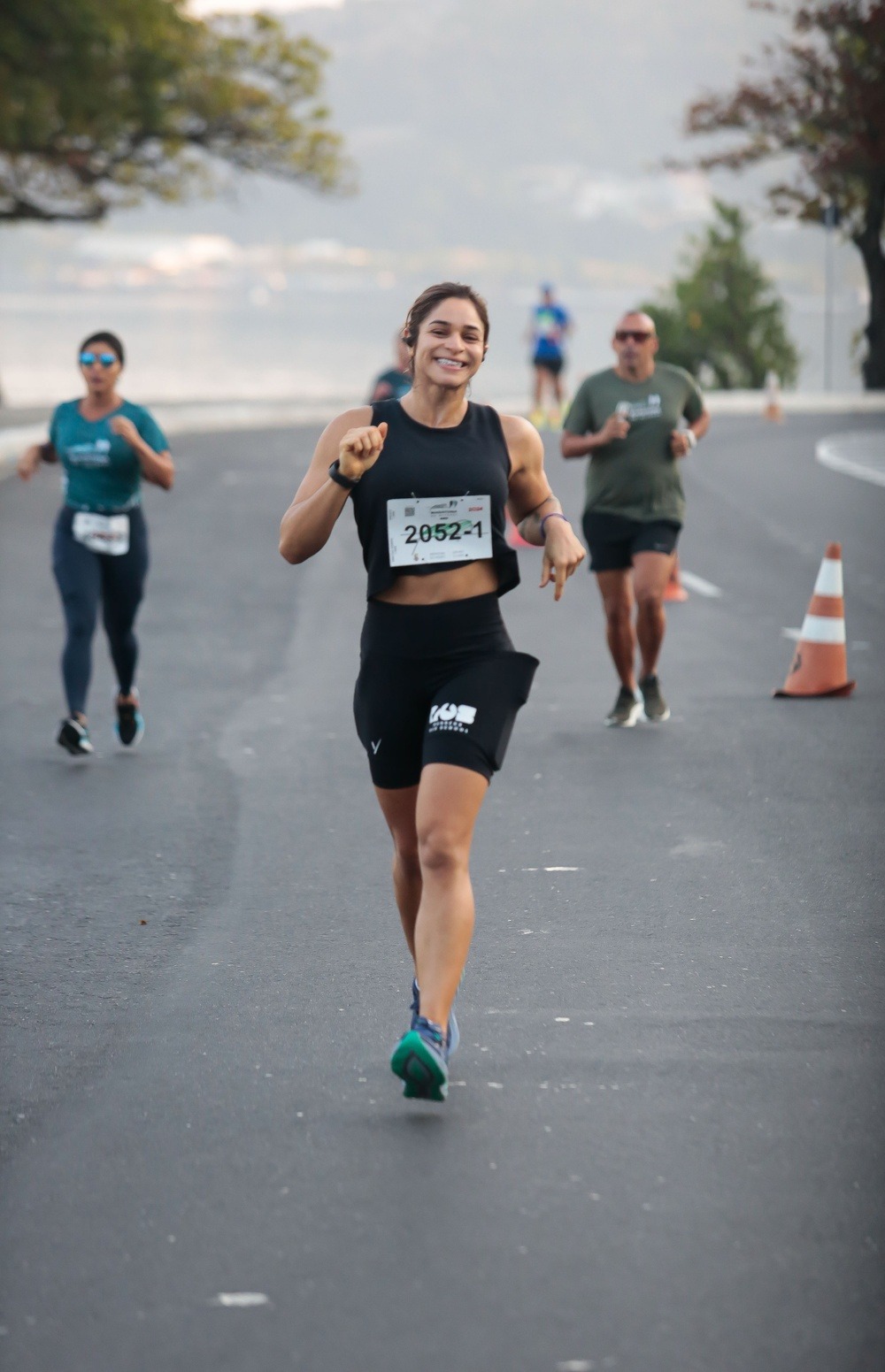 Juliana em treino